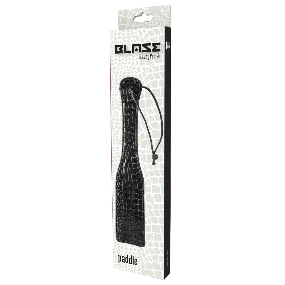 Blaze Luxury Fetish Paddle Black
