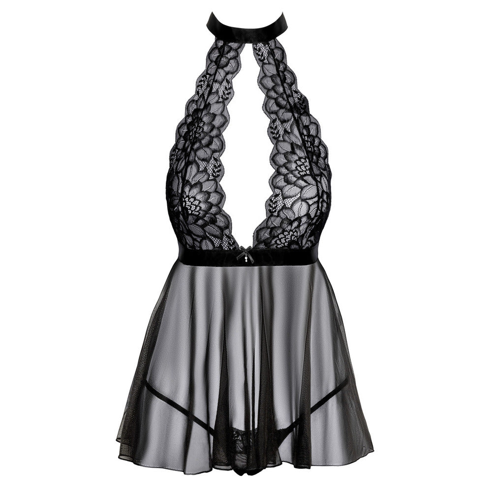 Kissable Halterneck Flared Babydoll - Barons Touch