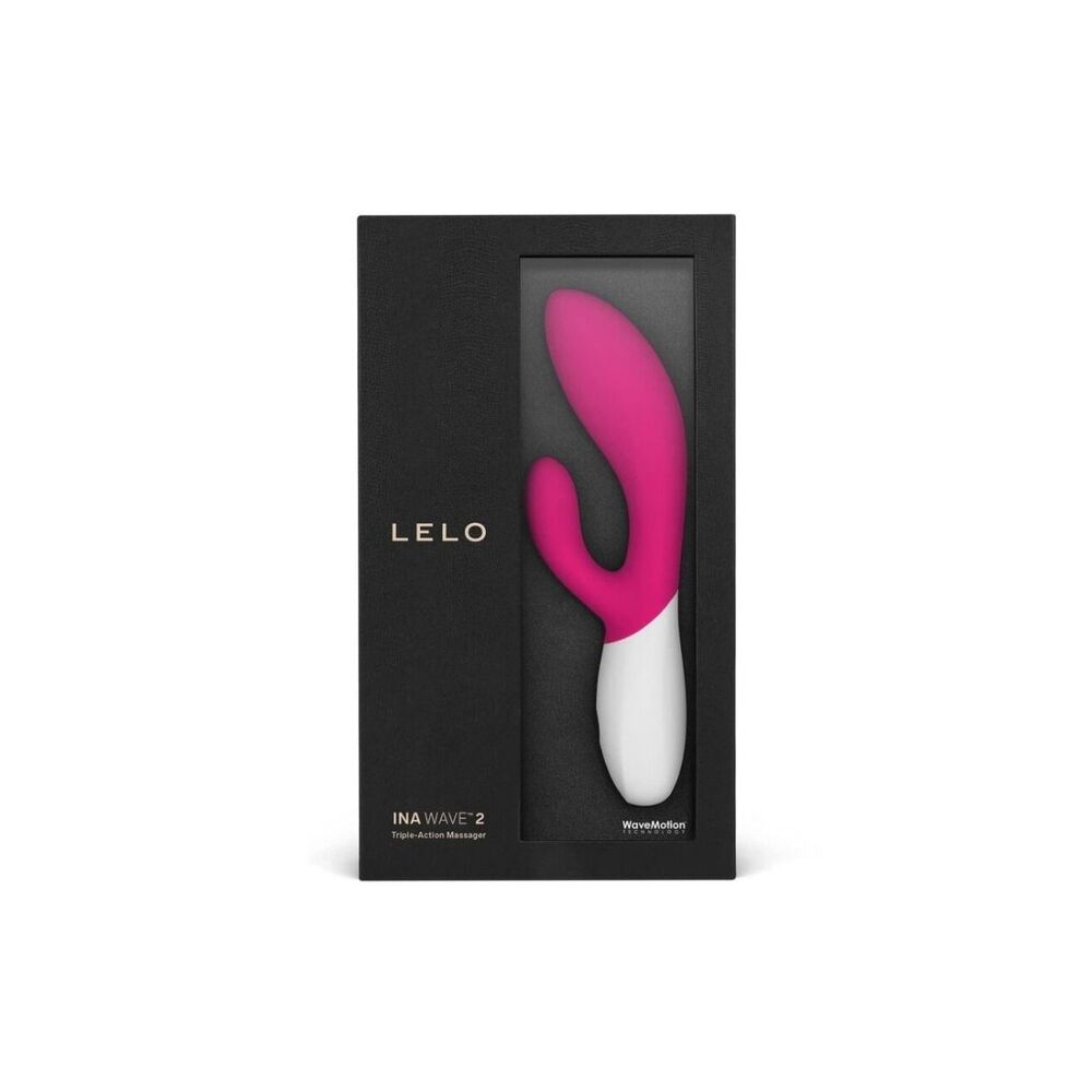 Lelo Ina Wave 2 Luxury Rechargeable Vibe Cerise - Barons Touch