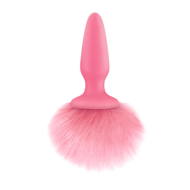Pink Bunny Tail Butt Plug - Barons Touch