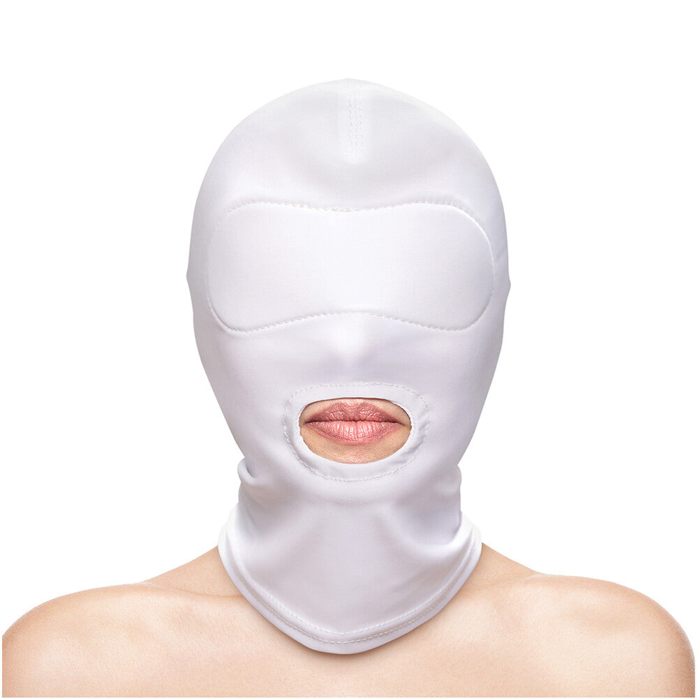 Fetish and Fashion Mouth Hood White - Barons Touch