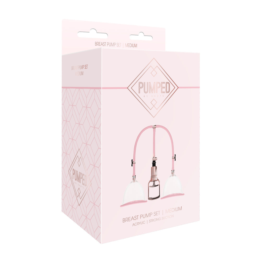 Pumped Breast Pump Medium Rose Gold - Barons Touch