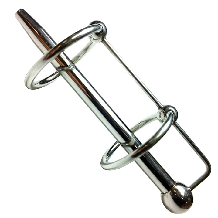 Rouge Stainless Steel Double Ring Sperm Stopper - Barons Touch