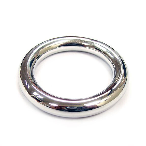 Rouge Stainless Steel Round Cock Ring 45mm - Barons Touch