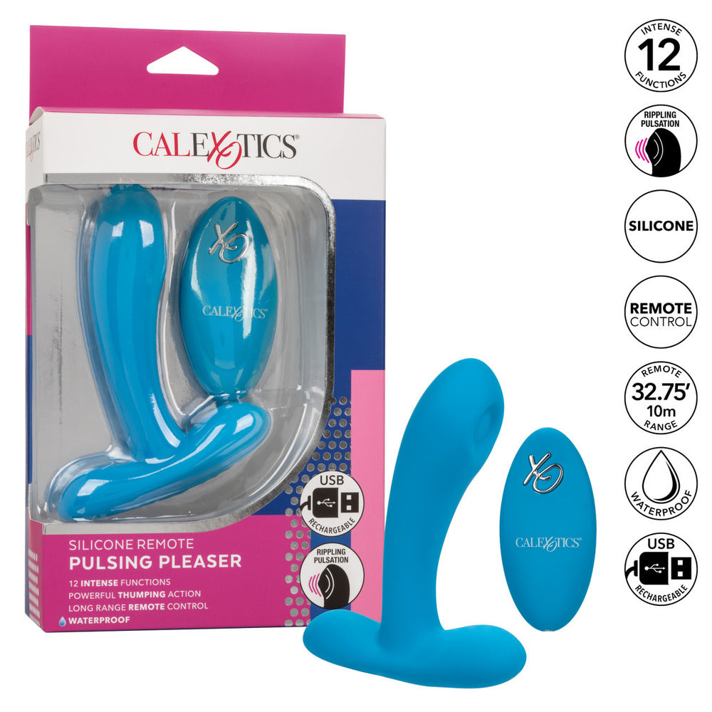 Remote Controlled Pulsing Pleaser Vibrator - Barons Touch