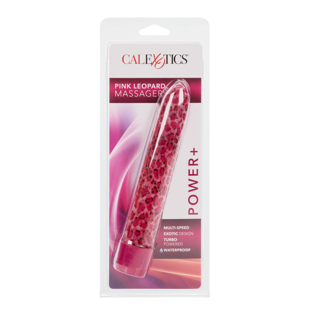 Pink Leopard Massager Vibrator - Barons Touch
