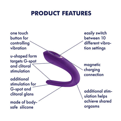 Satisfyer Partner Couples Vibrator - Barons Touch