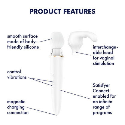 Satisfyer Double Wand-er Bluetooth and App