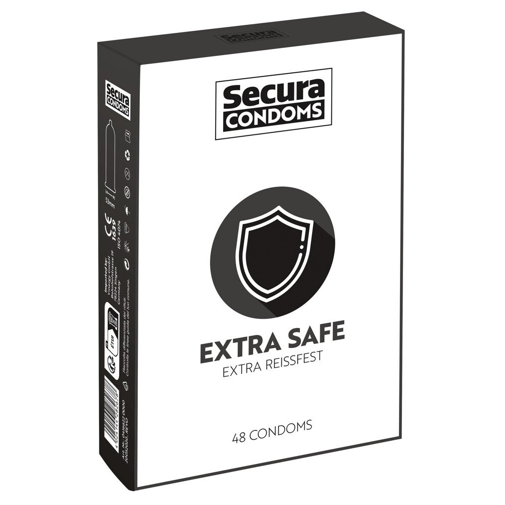 Secura Condoms 48 Pack Extra Safe - Barons Touch