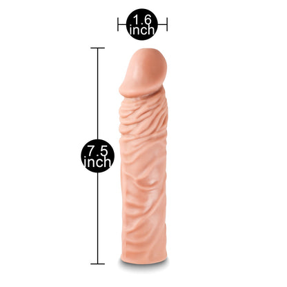 Penis Extender 7.4 Inches Flesh Brown - Barons Touch
