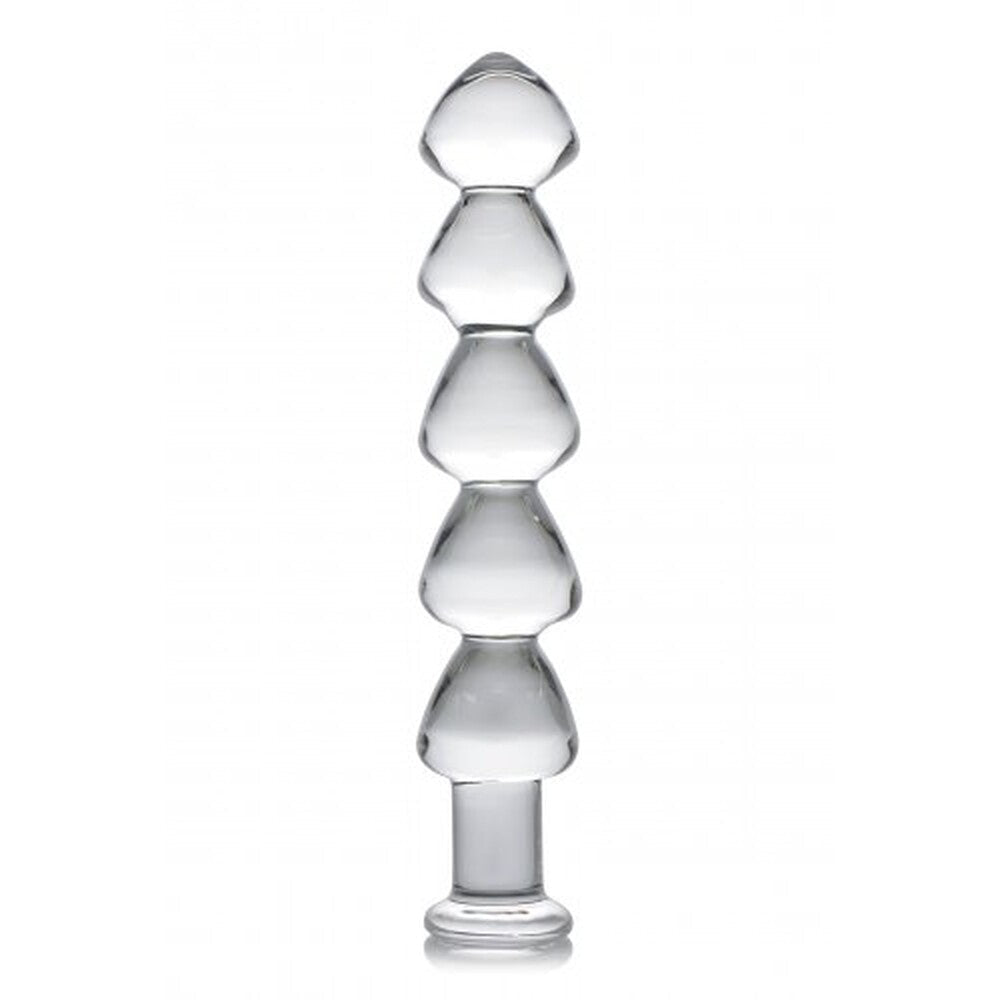 Master Series Drops Anal Links Glass Dildo