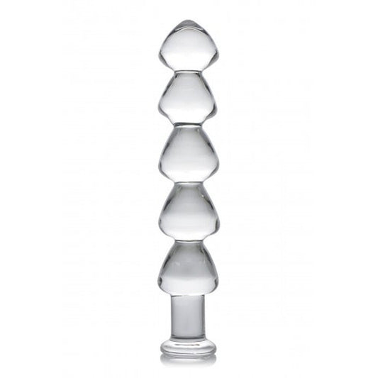 Master Series Drops Anal Links Glass Dildo