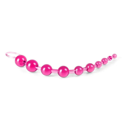 Pink Chain Of 10 Anal Beads - Barons Touch