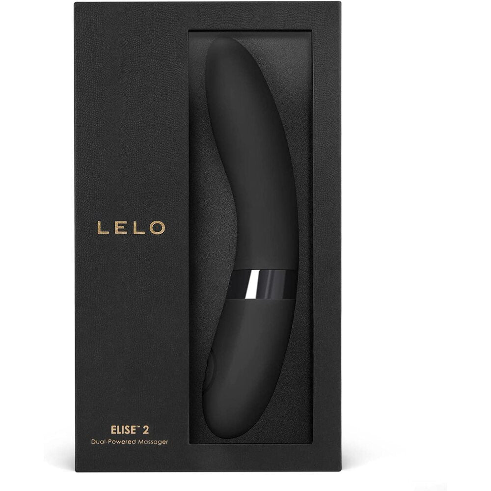 Lelo Elise 2 Dual Powered G Spot Vibrator Black - Barons Touch