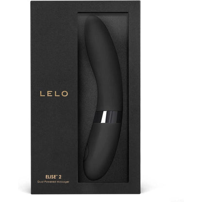 Lelo Elise 2 Dual Powered G Spot Vibrator Black - Barons Touch