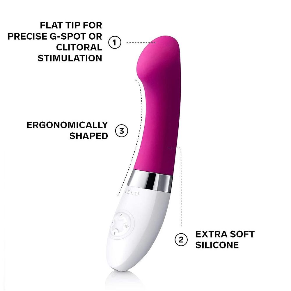 Lelo Gigi 2 Deep Rose G Spot Vibrator - Barons Touch
