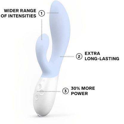 Lelo Ina 3 Dual Action Massager Seafoam - Barons Touch
