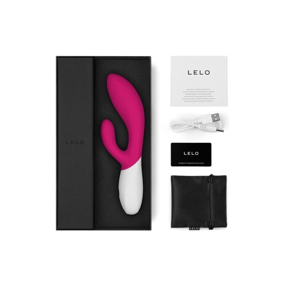 Lelo Ina Wave 2 Luxury Rechargeable Vibe Cerise - Barons Touch