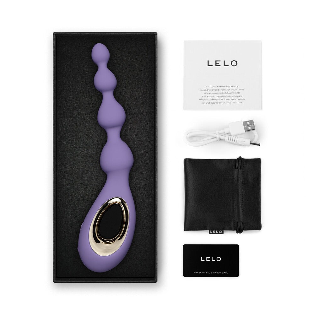 Lelo Soraya Anal Beads Massager Violet Dusk - Barons Touch