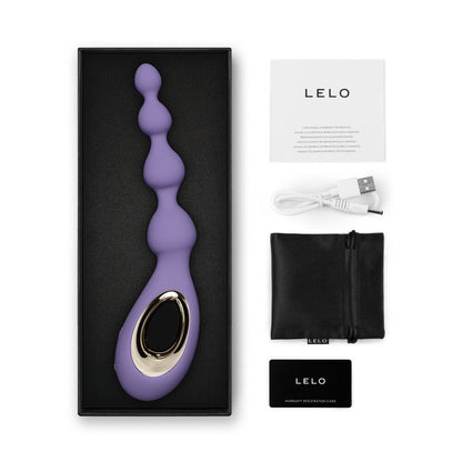 Lelo Soraya Anal Beads Massager Violet Dusk - Barons Touch