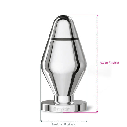 MyStim Little John Small E-Stim Butt Plug - Barons Touch