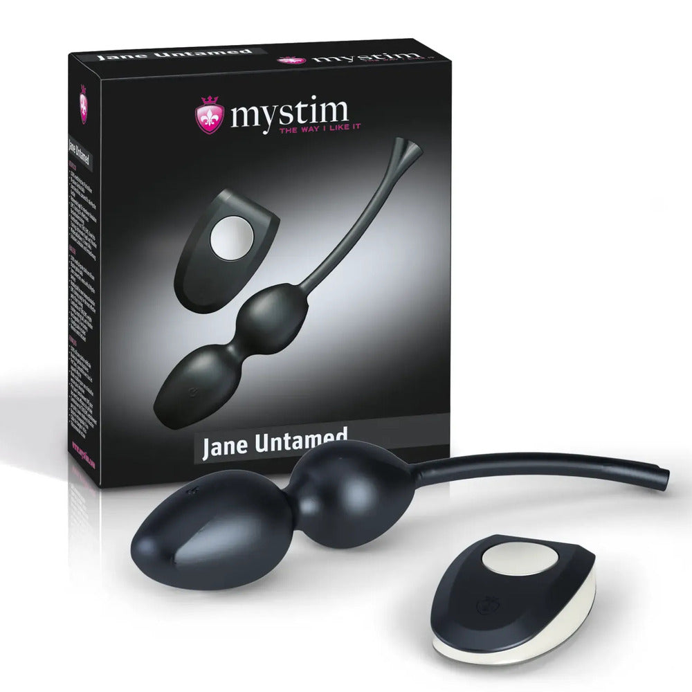 MyStim Jane Untamed E-Stim Love Balls With Vibration - Barons Touch