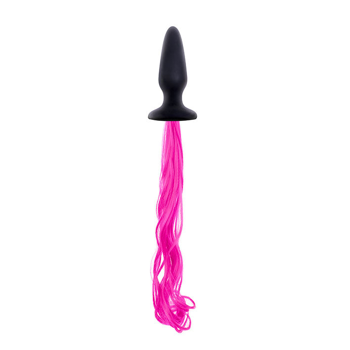 Unicorn Tails Butt Plug Pink - Barons Touch