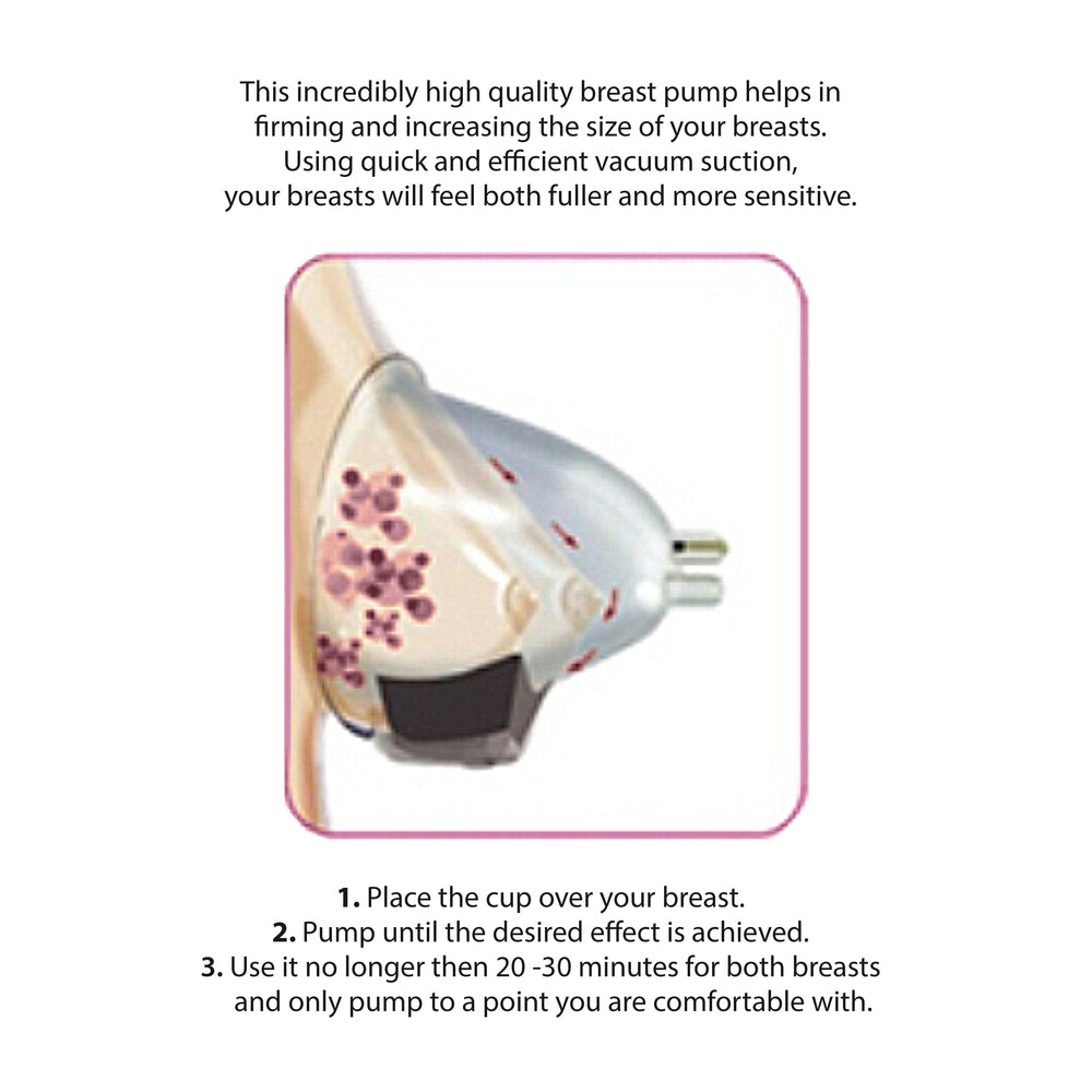 Pumped Breast Pump Medium Rose Gold - Barons Touch