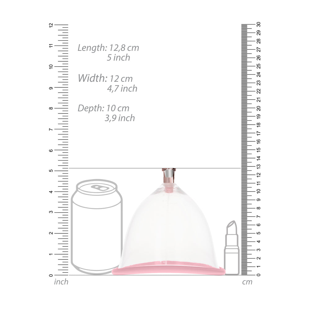 Pumped Breast Pump Medium Rose Gold - Barons Touch