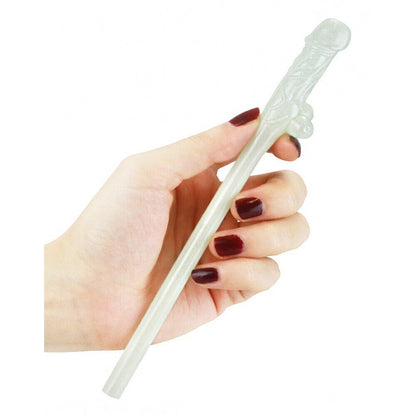 Lovetoy Pack Of 9 Willy Straws Glow In The Dark - Barons Touch