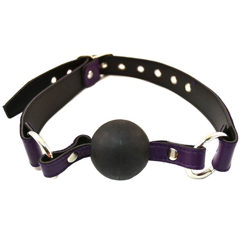 Rouge Garments Ball Gag Purple - Barons Touch