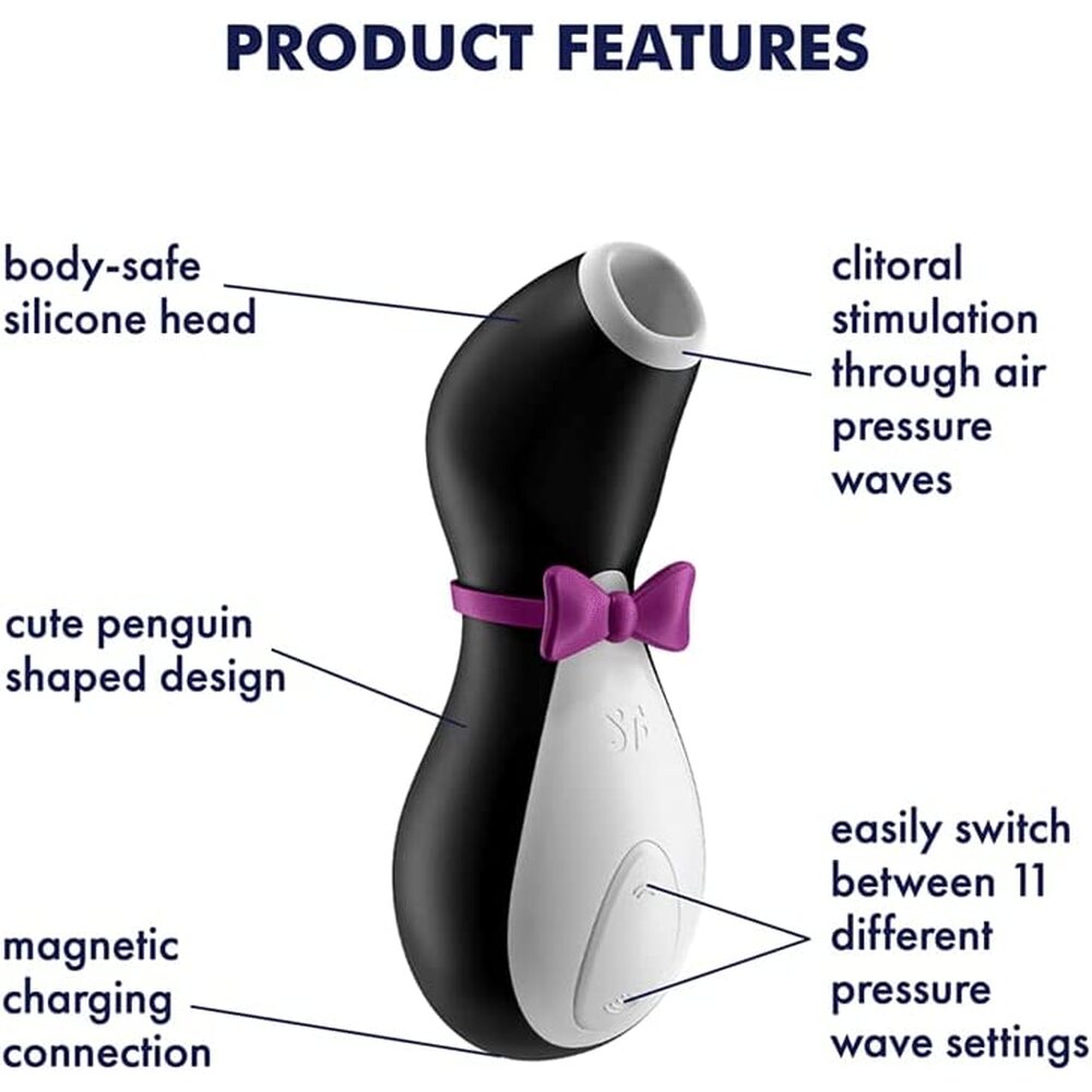 Satisfyer Pro Penguin Clitoral Massager - Barons Touch