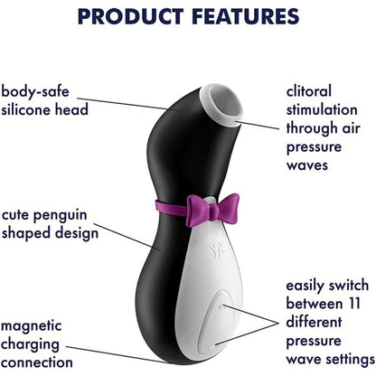 Satisfyer Pro Penguin Clitoral Massager - Barons Touch