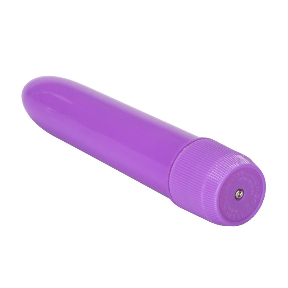 Neon Purple Mini Multi Speed Vibrator - Barons Touch