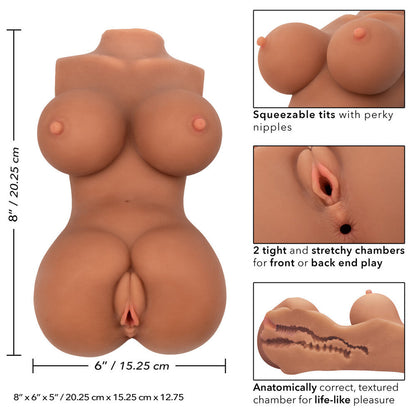 Stroke It Body Banger Flesh Brown