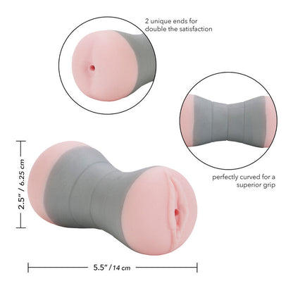 Travel Gripper Pussy And Ass Masturbator