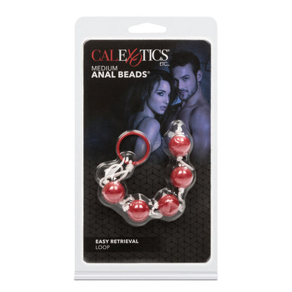 Medium Pleasure Anal Beads Assorted Colours - Barons Touch