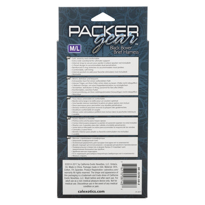 Packer Gear Boxer Harness Black Xtra Small to Small