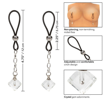 Nipple Play Non-Piercing Nipple Jewellery Crystal Gem