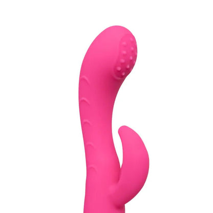 Silicone Dual Motors G-Spot Vibrator Pink