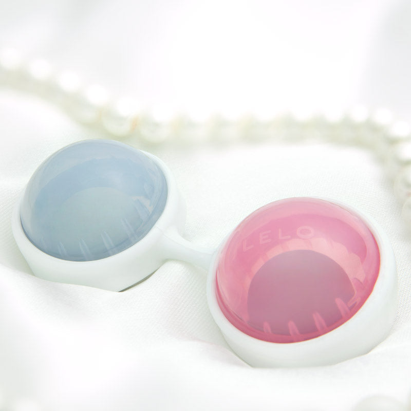 Lelo Luna Mini Beads Pink And Blue - Barons Touch